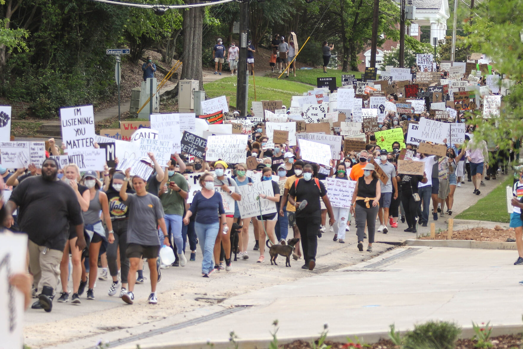 Auburn Students & Community for Change protest and march